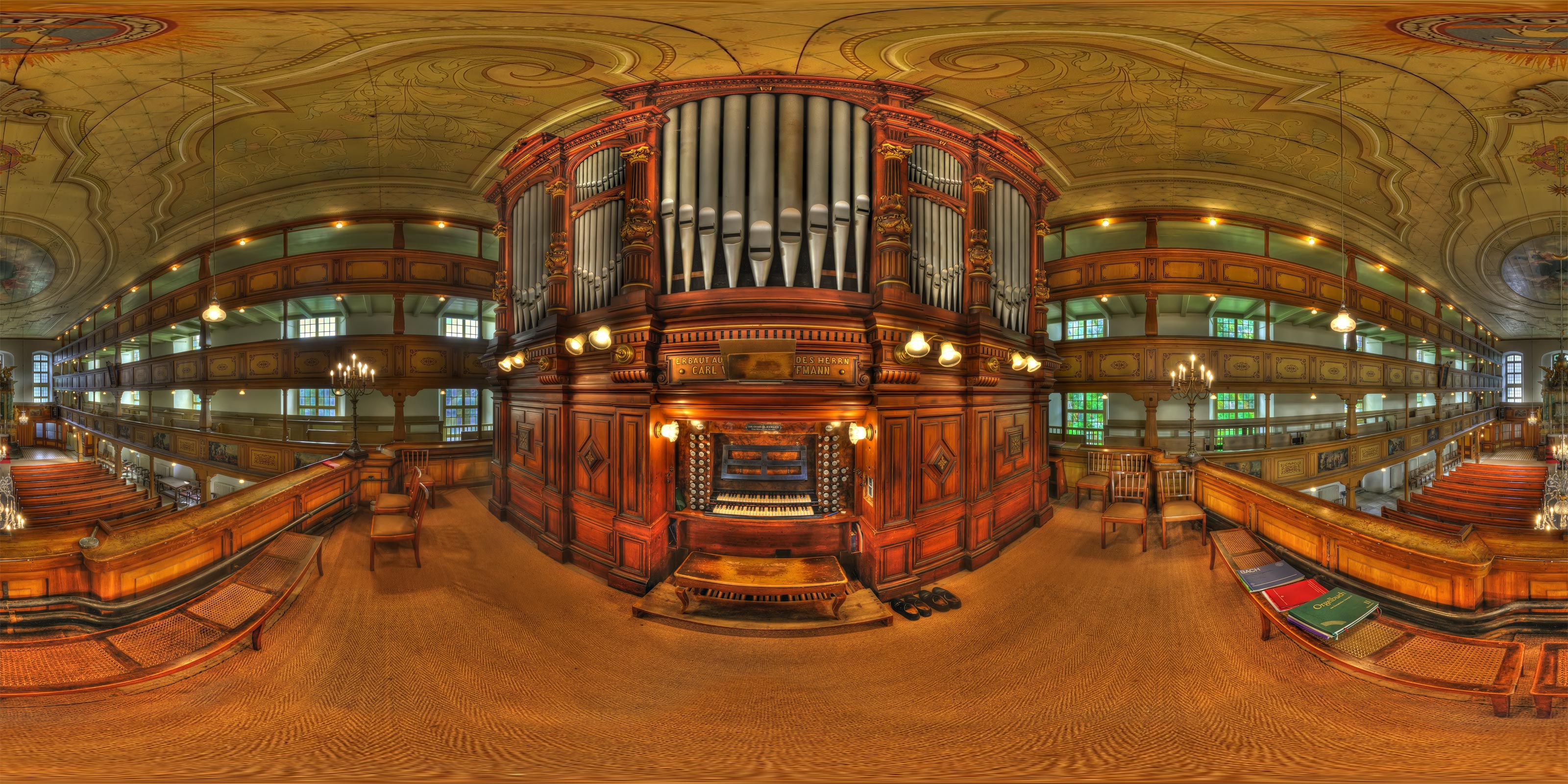 Neugersdorfer Barockkirche - Orgelempore