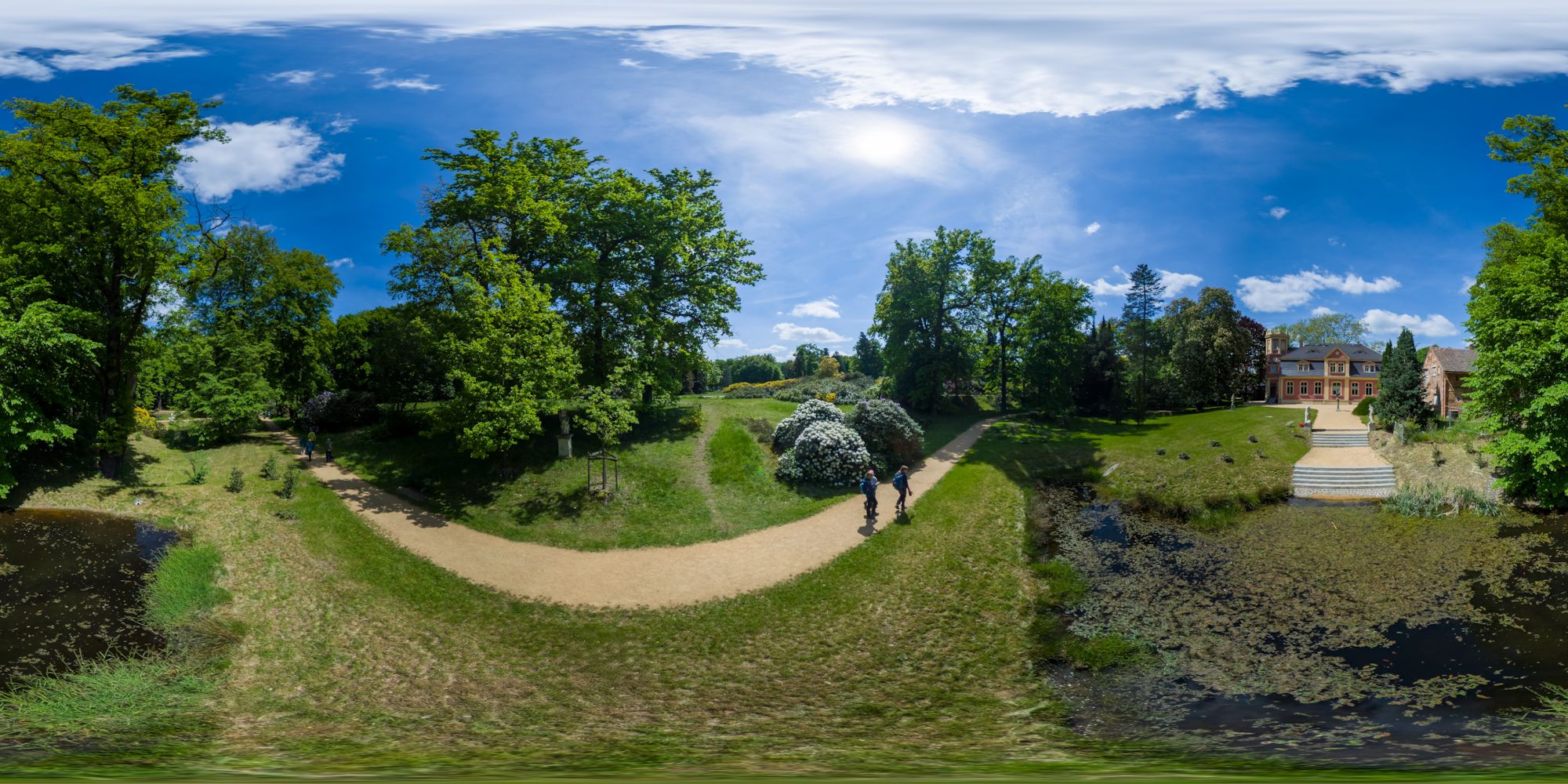 Altes Schloss Kromlau - Westansicht