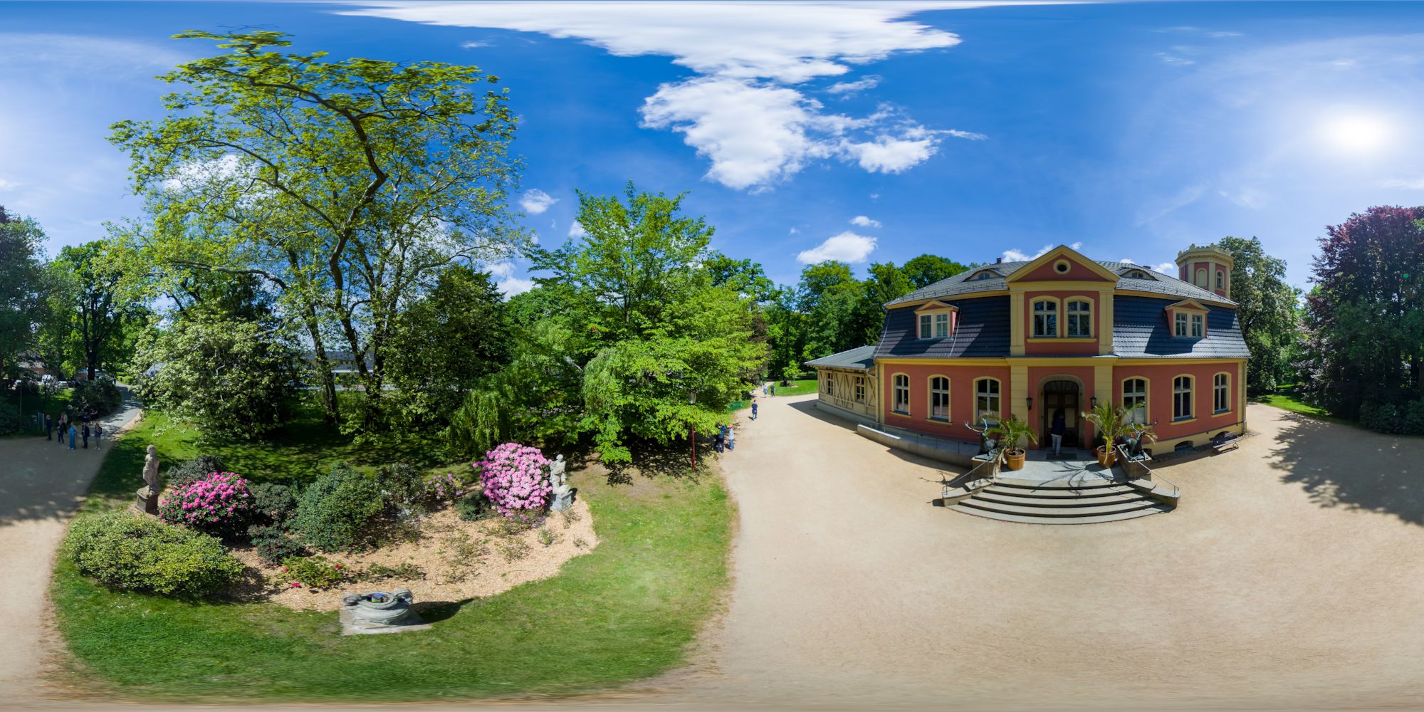 Altes Schloss Kromlau - Ostansicht