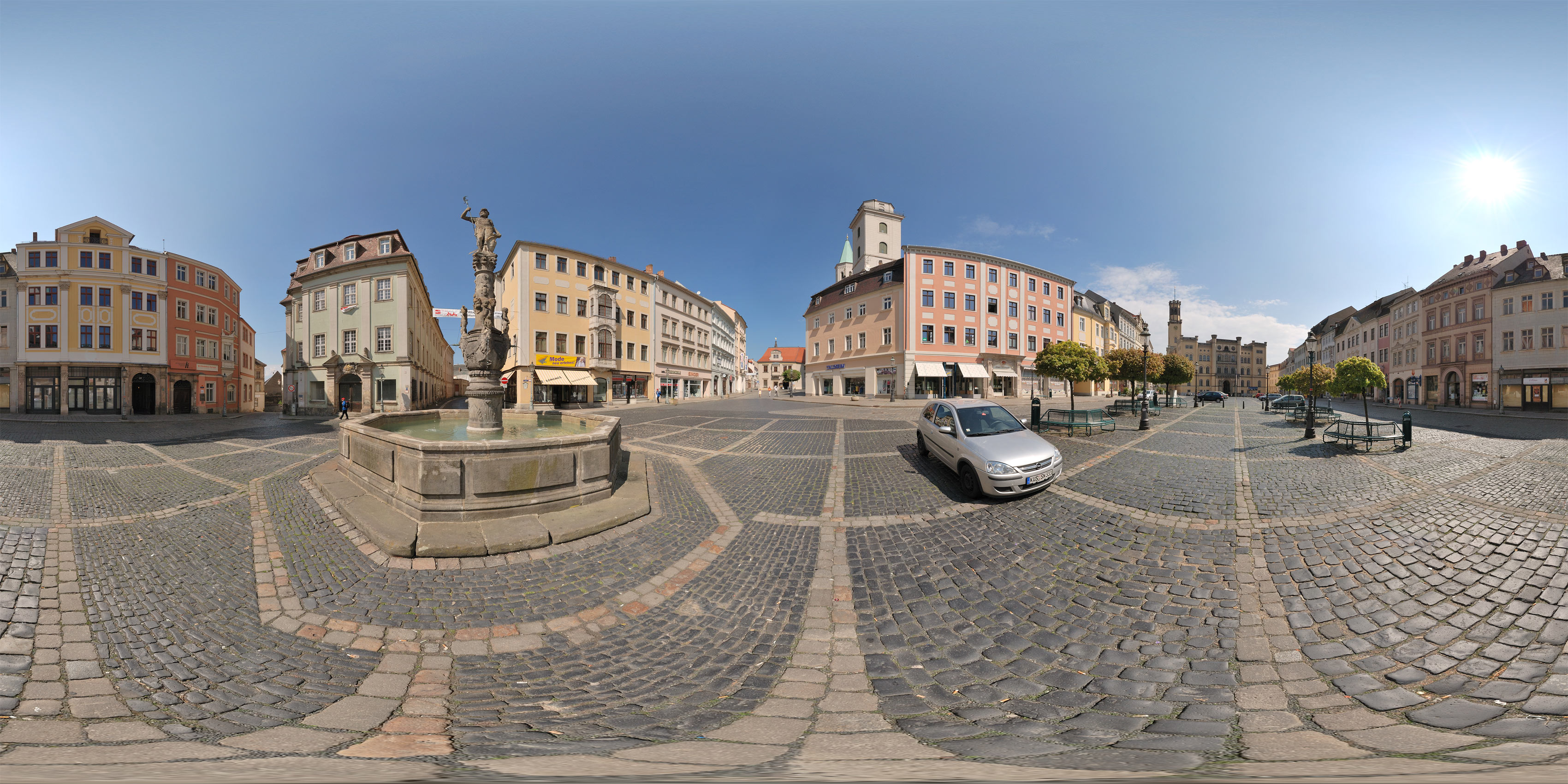 Rolandbrunnen am Markt