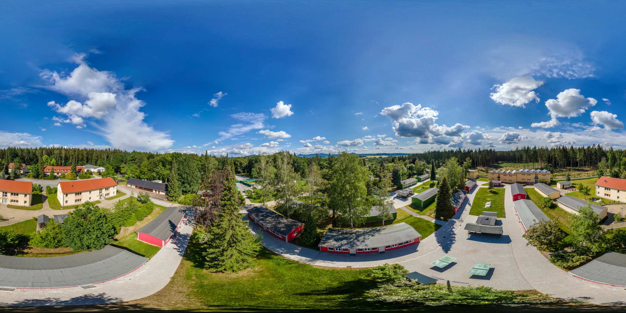 Luftpanorama - Mühlensiedlung