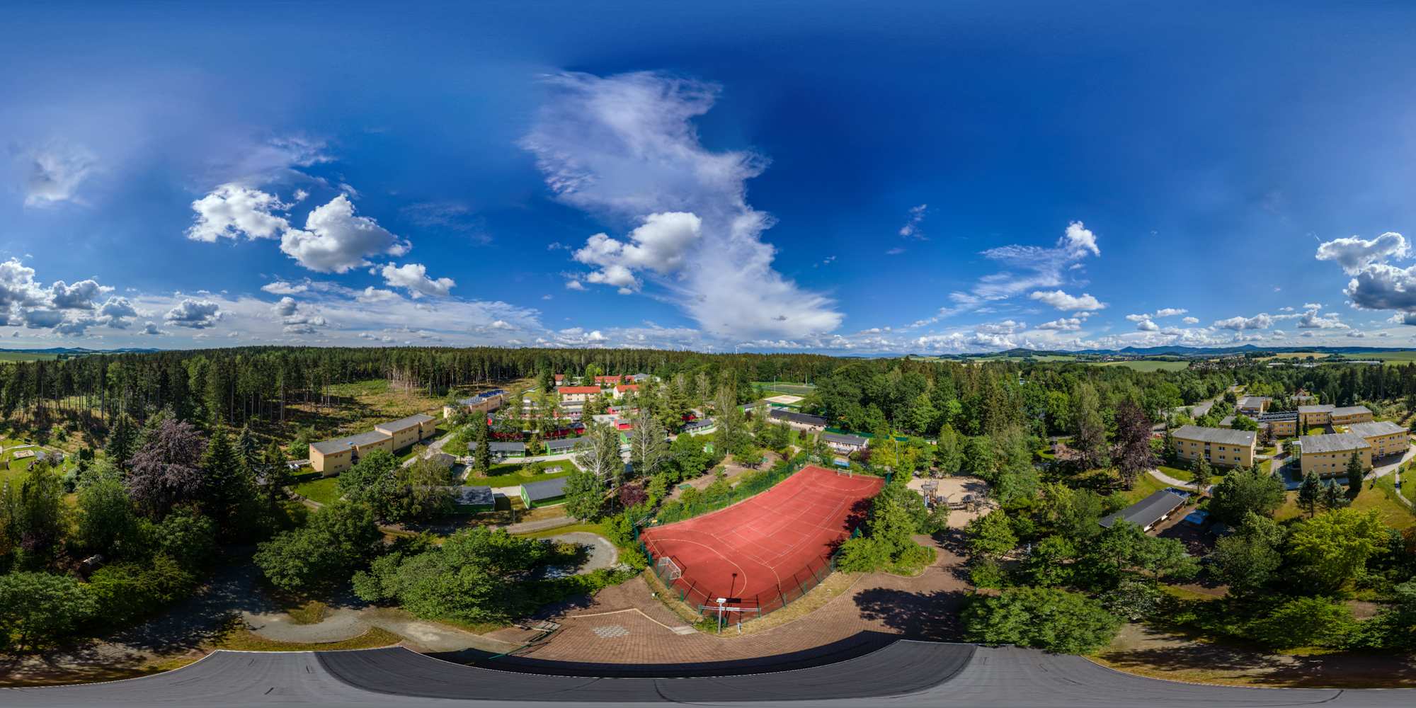 Luftpanorama - Sport- und Spielplatz