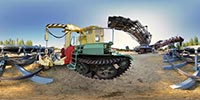 360 Grad Panorama: Rückepanzer (Museums-Schaufelradbagger Nr. 1452)