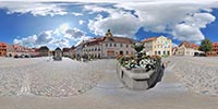 360 Grad Panorama: Bernstadt Marktplatz (Gemeinde Bernstadt a.d. Eigen)
