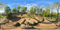 360 Grad Panorama: Bergziegengehege (Naturschutz-Tierpark Görlitz)