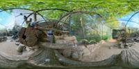 360 Grad Panorama: Sittiche (Naturschutz-Tierpark Görlitz)