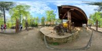 360 Grad Panorama: Kängeruhgehege (Naturschutz-Tierpark Görlitz)
