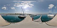 360 Grad Panorama: Sportboothafen (Bärwalder See)