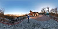 360 Grad Panorama: Gastwirtschaft Honigbrunnen (Löbauer Berg)