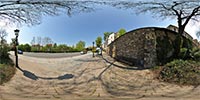 360 Grad Panorama: Stadtmauer an der Teichpromenade (Stadt Löbau)