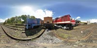 360 Grad Panoramen: Lokomotiv-Maschinenhaus