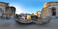 360 Grad Panorama: Klosterkirche (Burg und Kloster Oybin)
