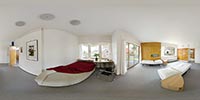 360 Grad Panorama: Schlafzimmer (Haus Schminke)
