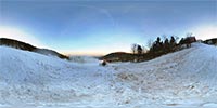 360 Grad Panorama: Skihang an der Lausche 1 (OT Waltersdorf)