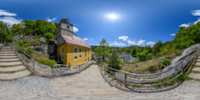 360 Grad Panorama: Bergkirche (Burg und Kloster Oybin)